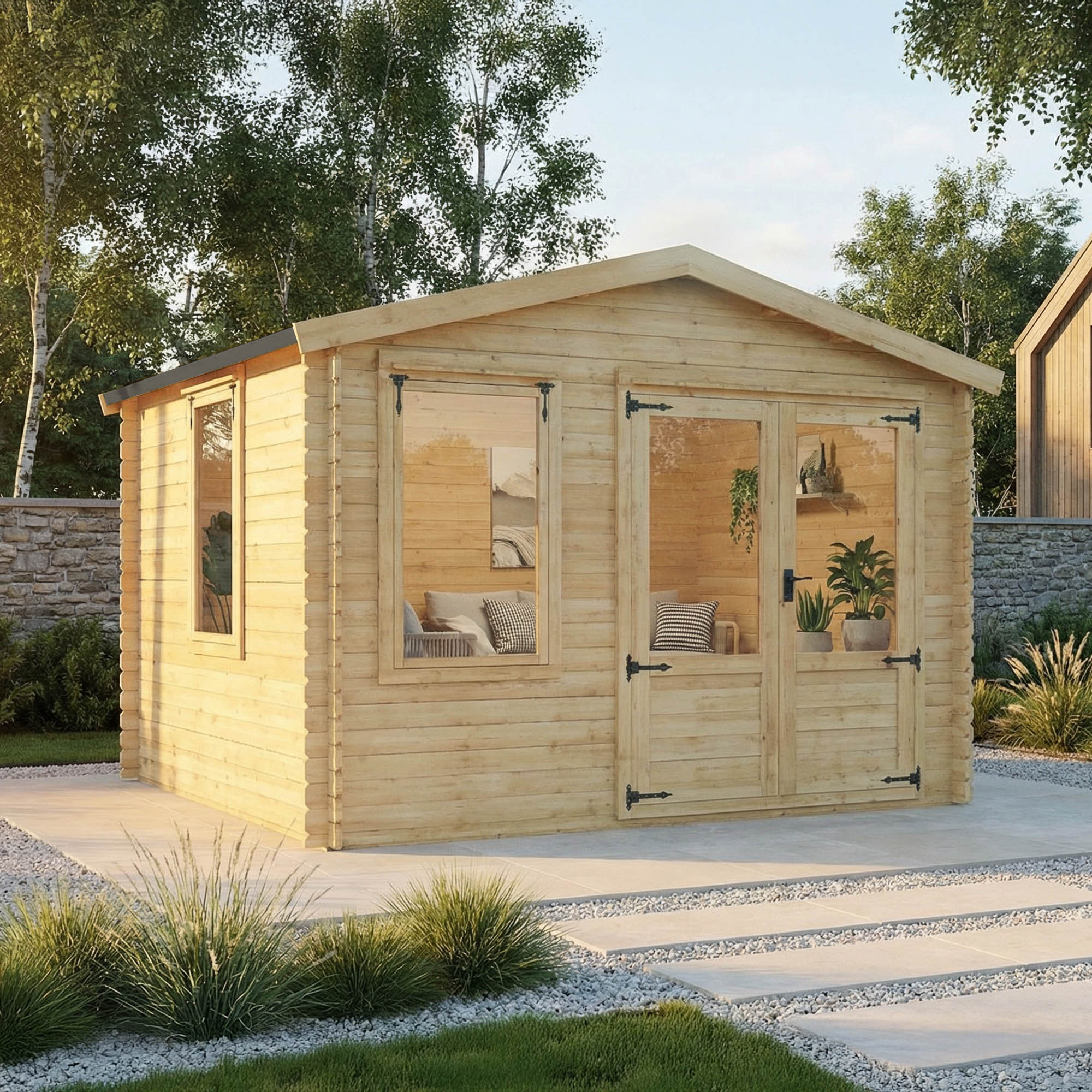 Value 19mm Apex Log Cabin