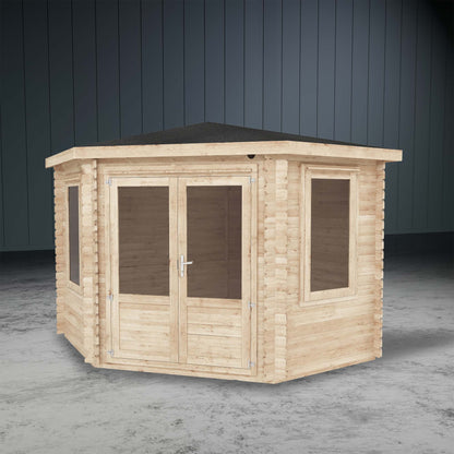 The Goldcrest Corner Log Cabin