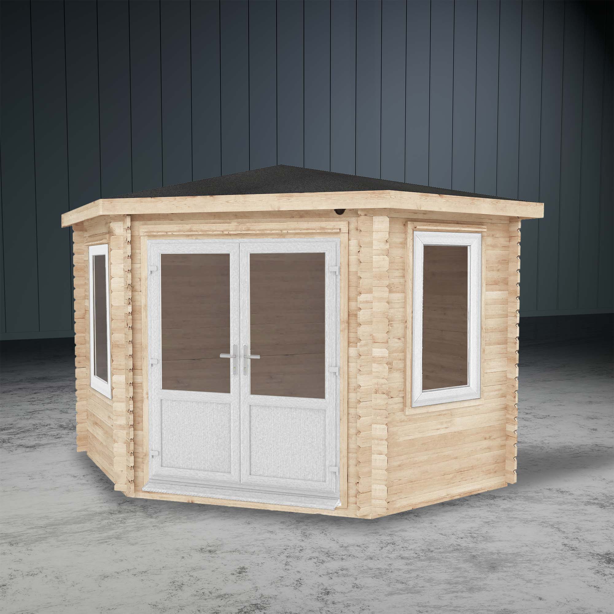 The Goldcrest Corner Log Cabin