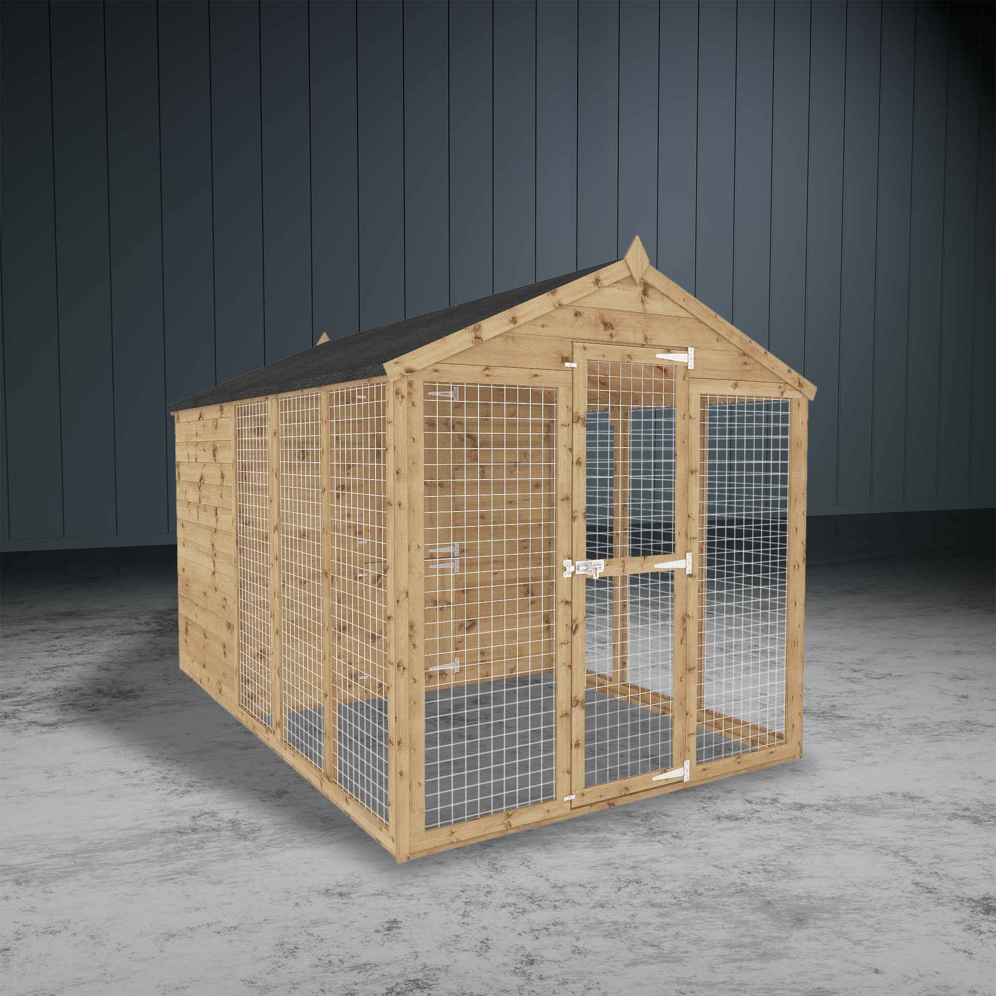 Staffordshire Dog Kennel and Run