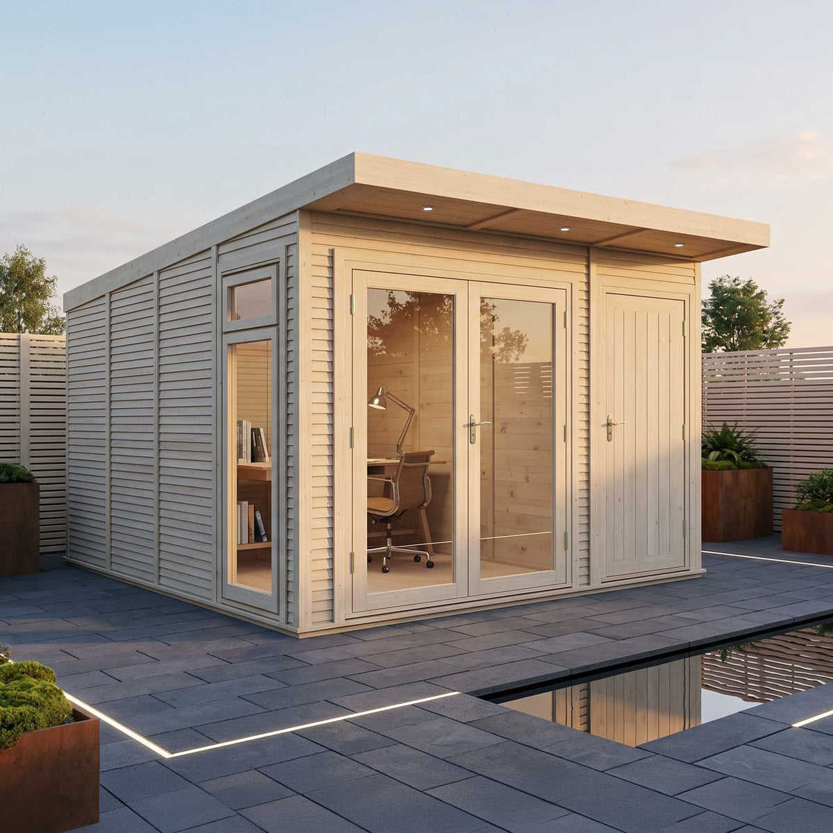 Classic Insulated Garden Room Side Shed
