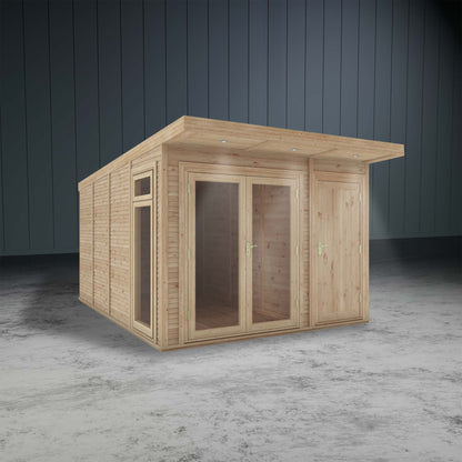 The Classic Insulated Garden Room with Side Shed