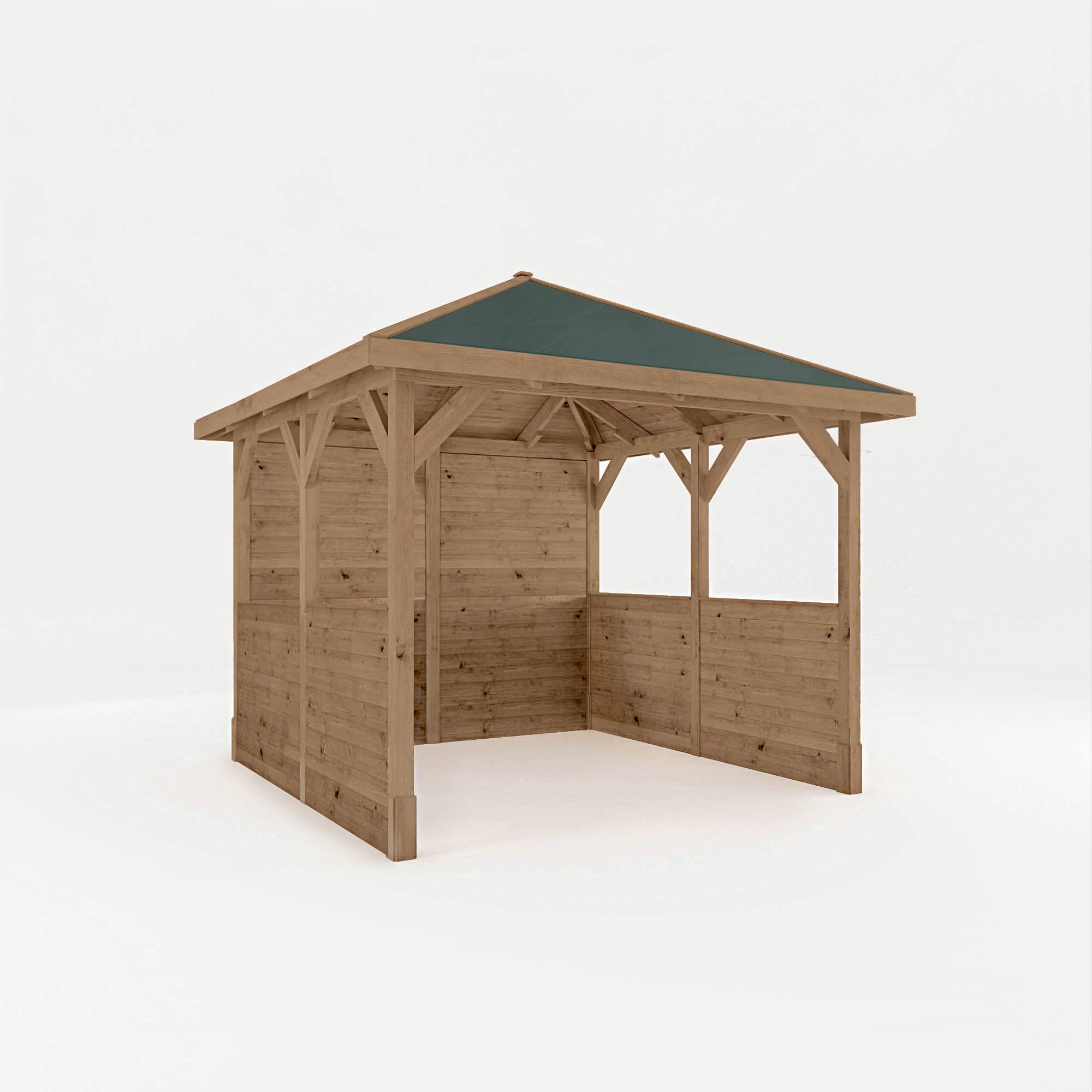3m x 3m Pressure Treated Gazebo With Panels
