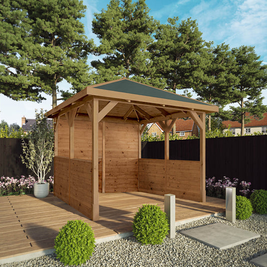 3m x 3m Pressure Treated Gazebo With Panels