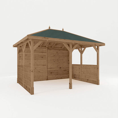 4m x 3m Pressure Treated Gazebo With Panels