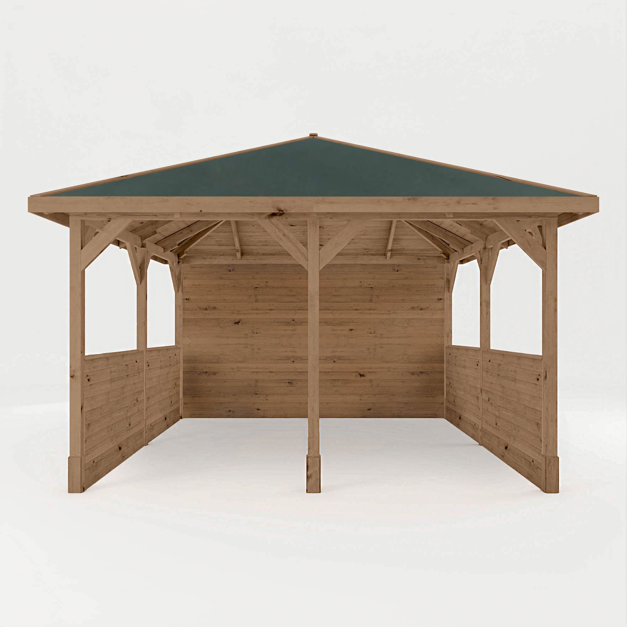 4m x 4m Pressure Treated Gazebo with Panels