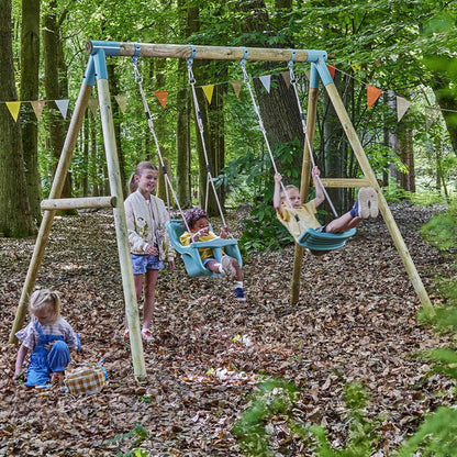Double Swing Set with Baby Swing - Wildwood II