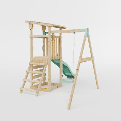 Climbing Frame With Single Swing - Willow Way I