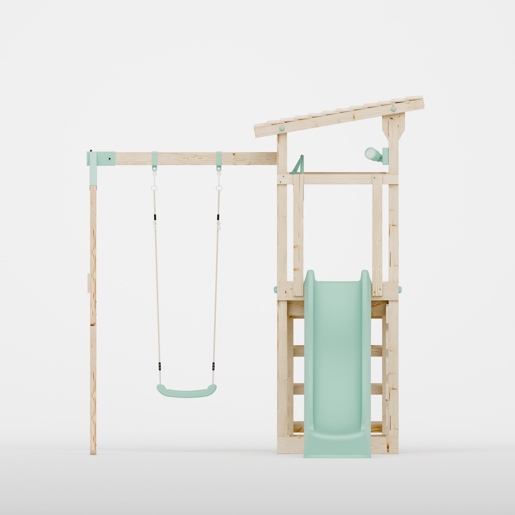 Climbing Frame With Single Swing - Willow Way I