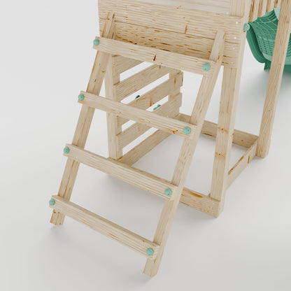 Climbing Frame With Single Baby Swing - Willow Way II