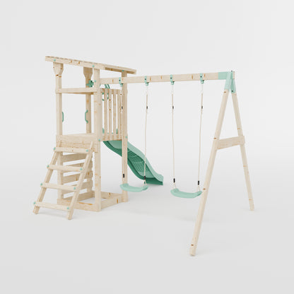 Climbing Frame With Double Swing - Willow Way III