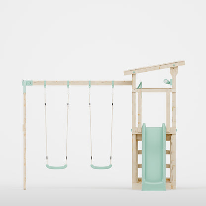Climbing Frame With Double Swing - Willow Way III