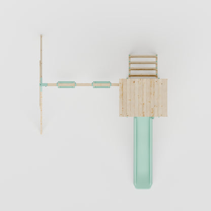 Climbing Frame With Double Swing - Willow Way III