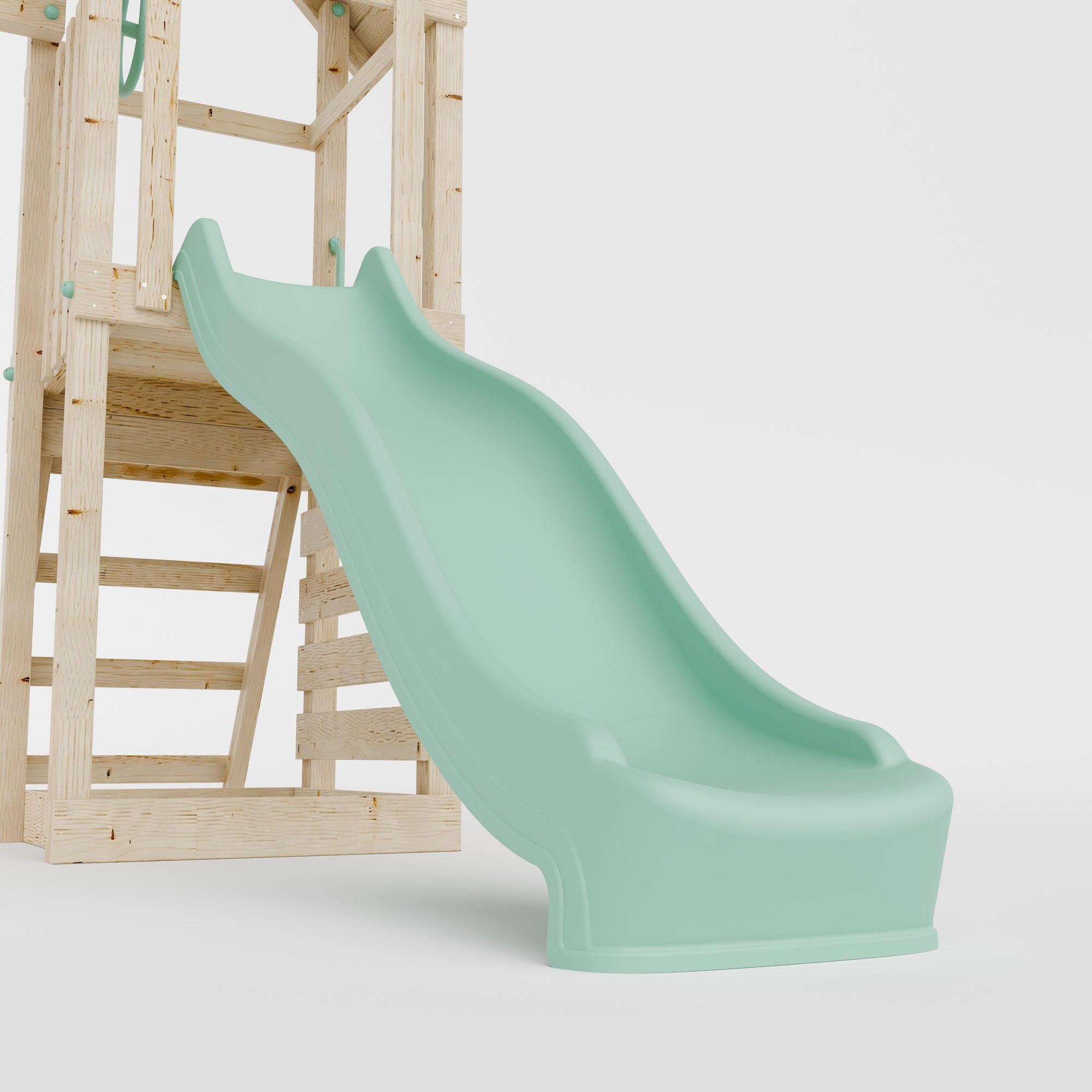 Climbing Frame With Single Swing - Ivory Retreat I