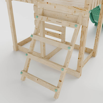 Extended Climbing Frame With Single Swing - Hawthorne Haven I