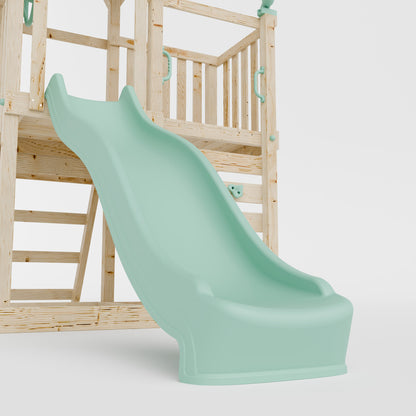 Extended Climbing Frame With Single Swing - Hawthorne Haven I
