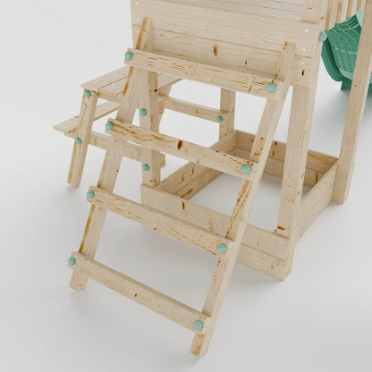 Climbing Frame With Single Swing - Eldertree Forest II