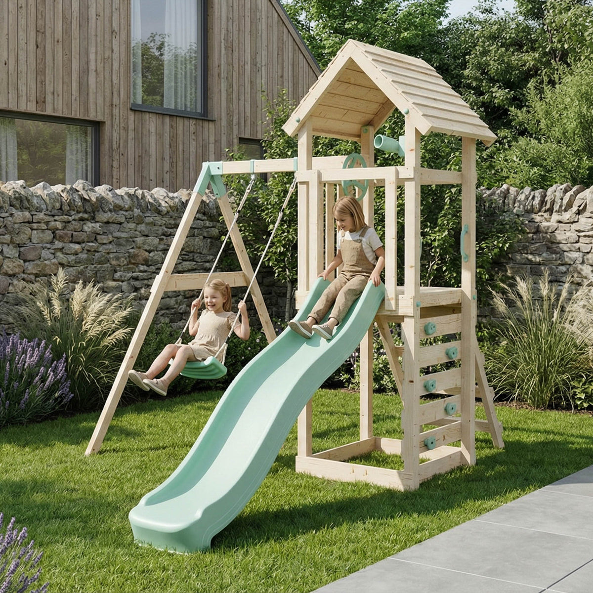 Climbing Frame Single Swing Bramblewick Forest I