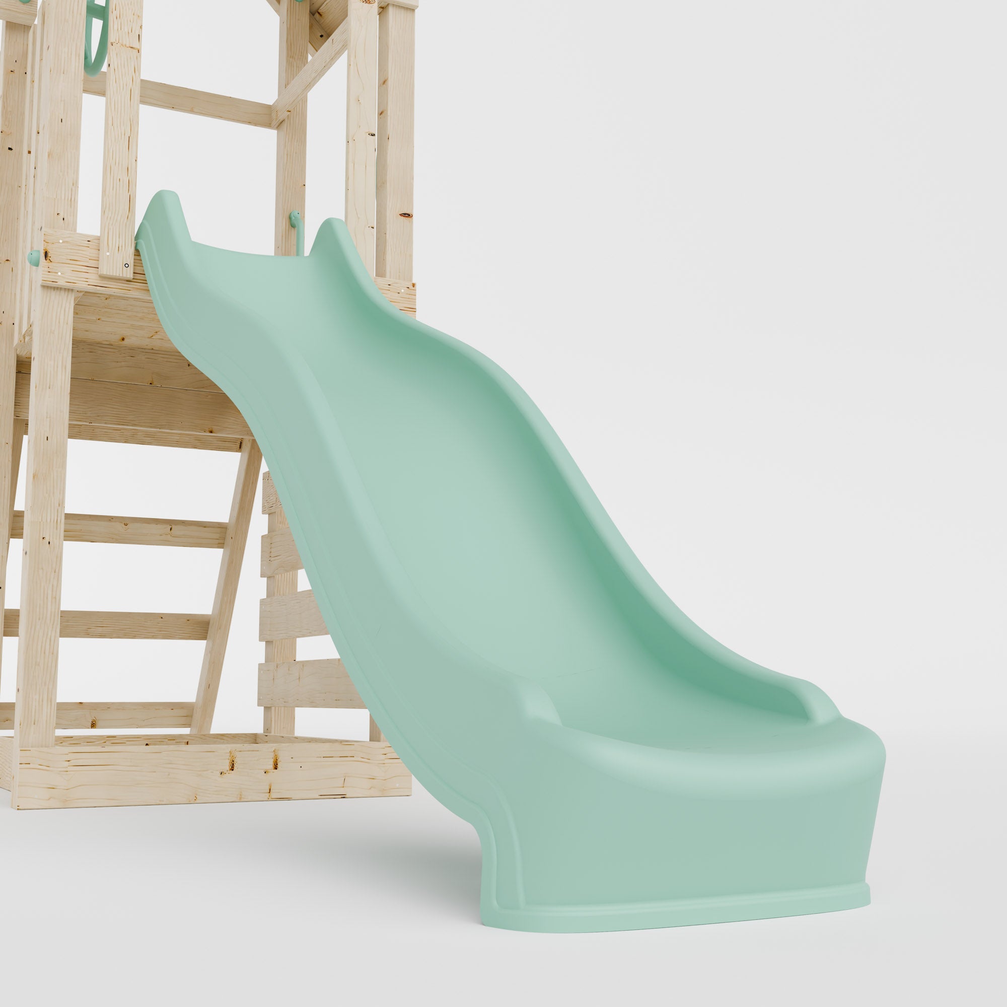 Climbing Frame With Single Swing - Bramblewick Forest I