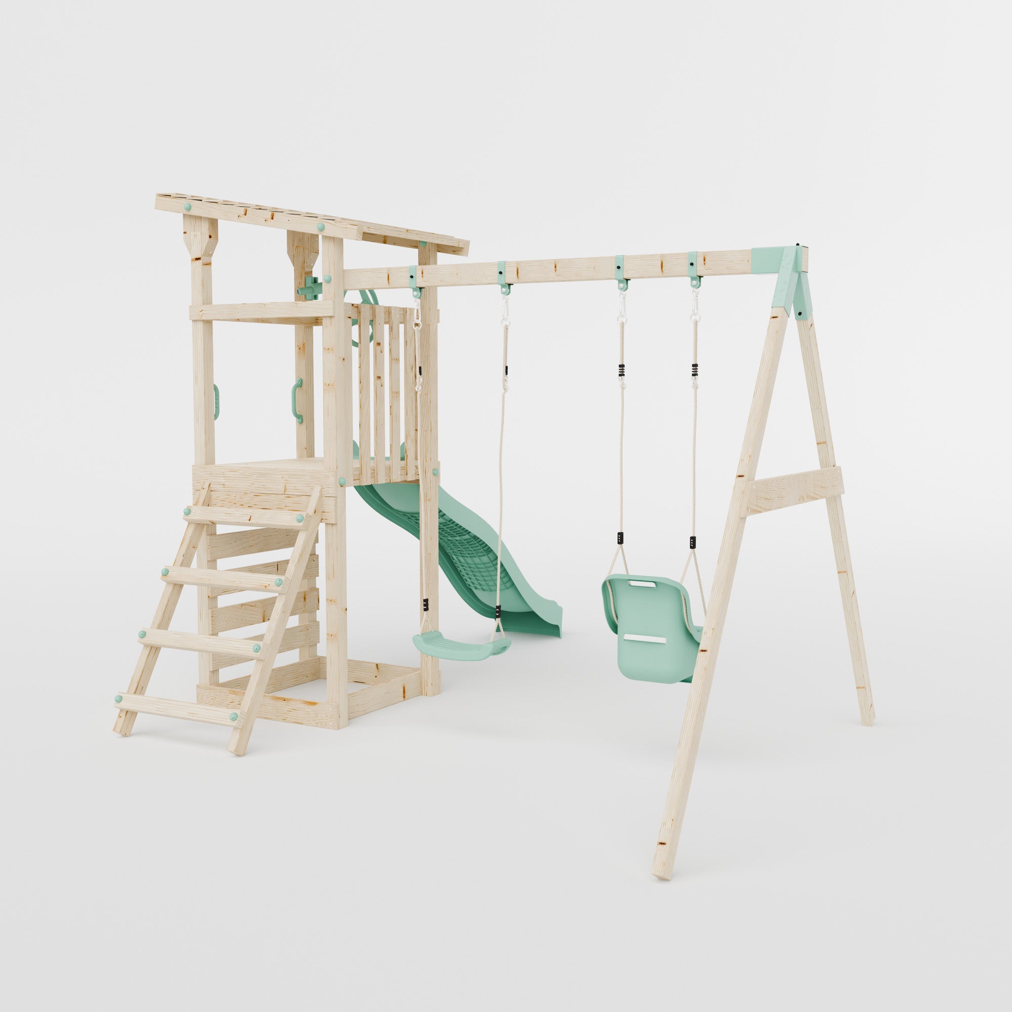 Climbing Frame with Double Swing - Willow Way IV