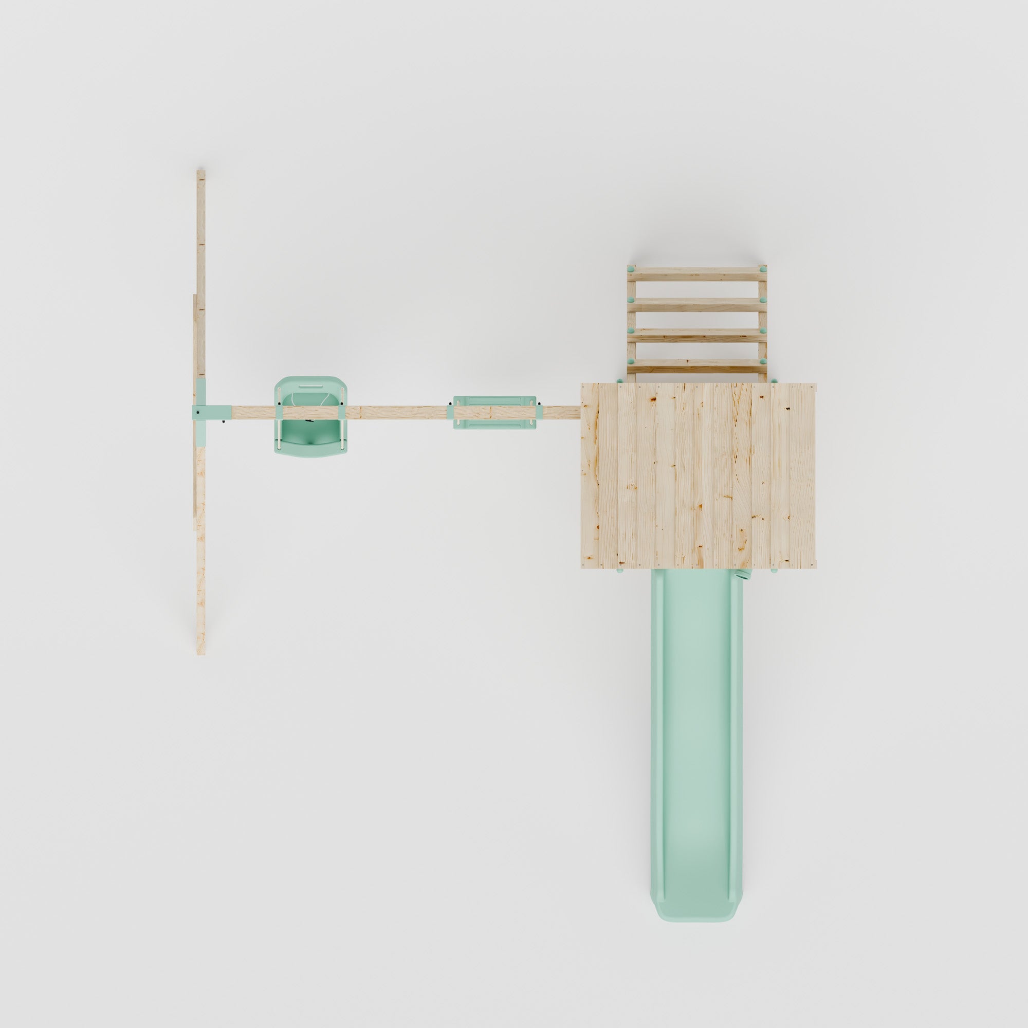 Climbing Frame with Double Swing - Willow Way IV