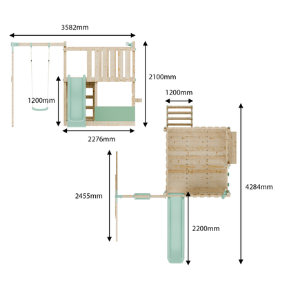 LittleSummit Tower with Swing