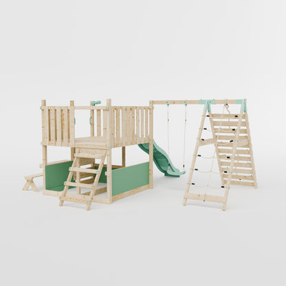 LittleSummit Tower with Swing & Climbing Wall