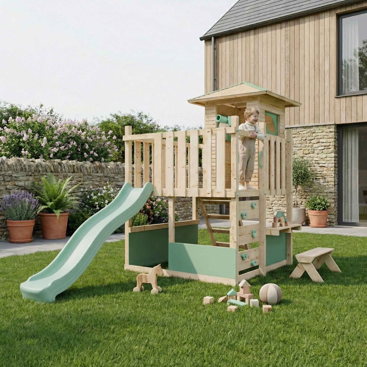 LittleSummit Small Tower Playhouse