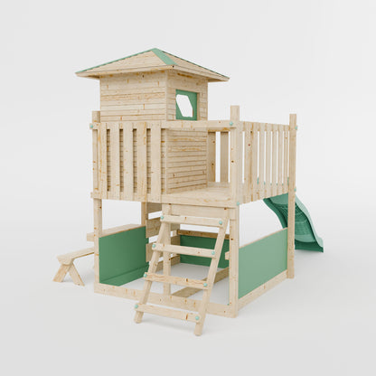 LittleSummit Tower with Small Playhouse