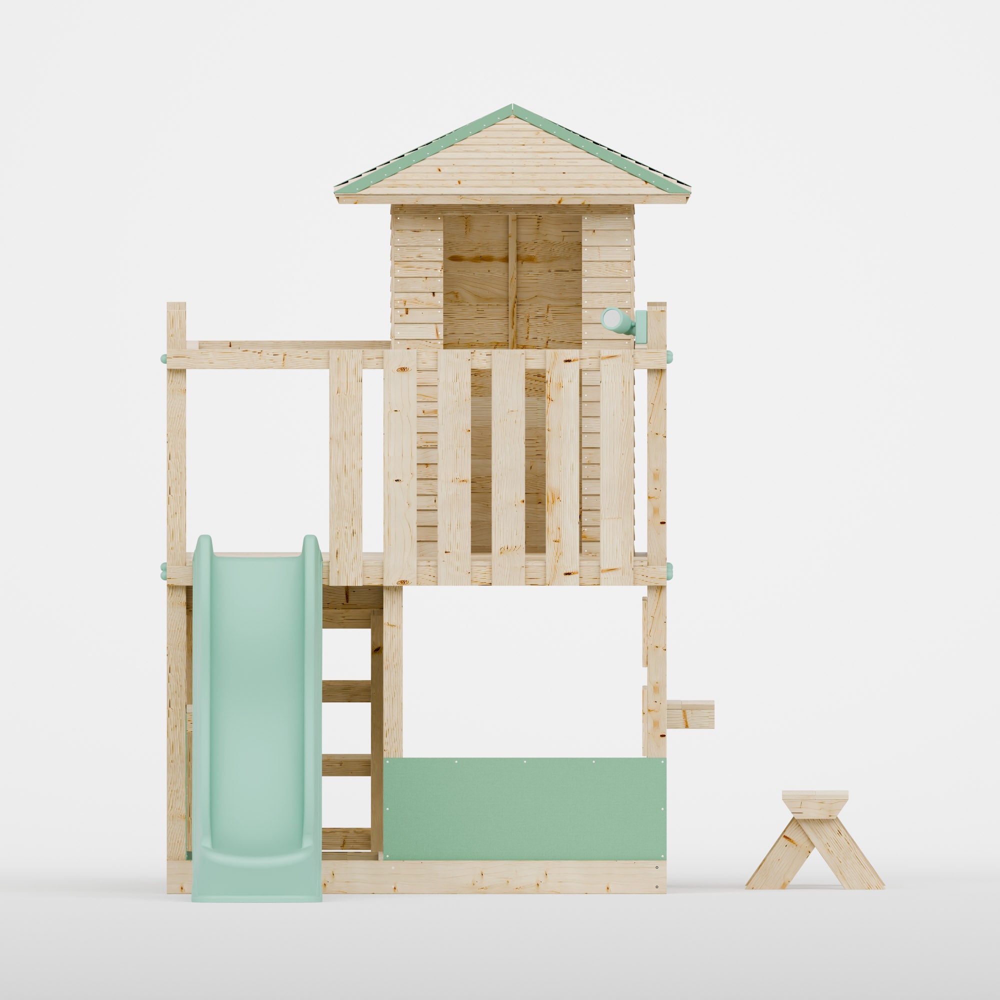 LittleSummit Tower with Small Playhouse