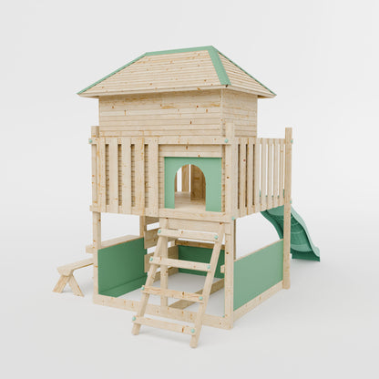 LittleSummit Tower with Large Playhouse