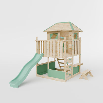 LittleSummit Tower with Large Playhouse