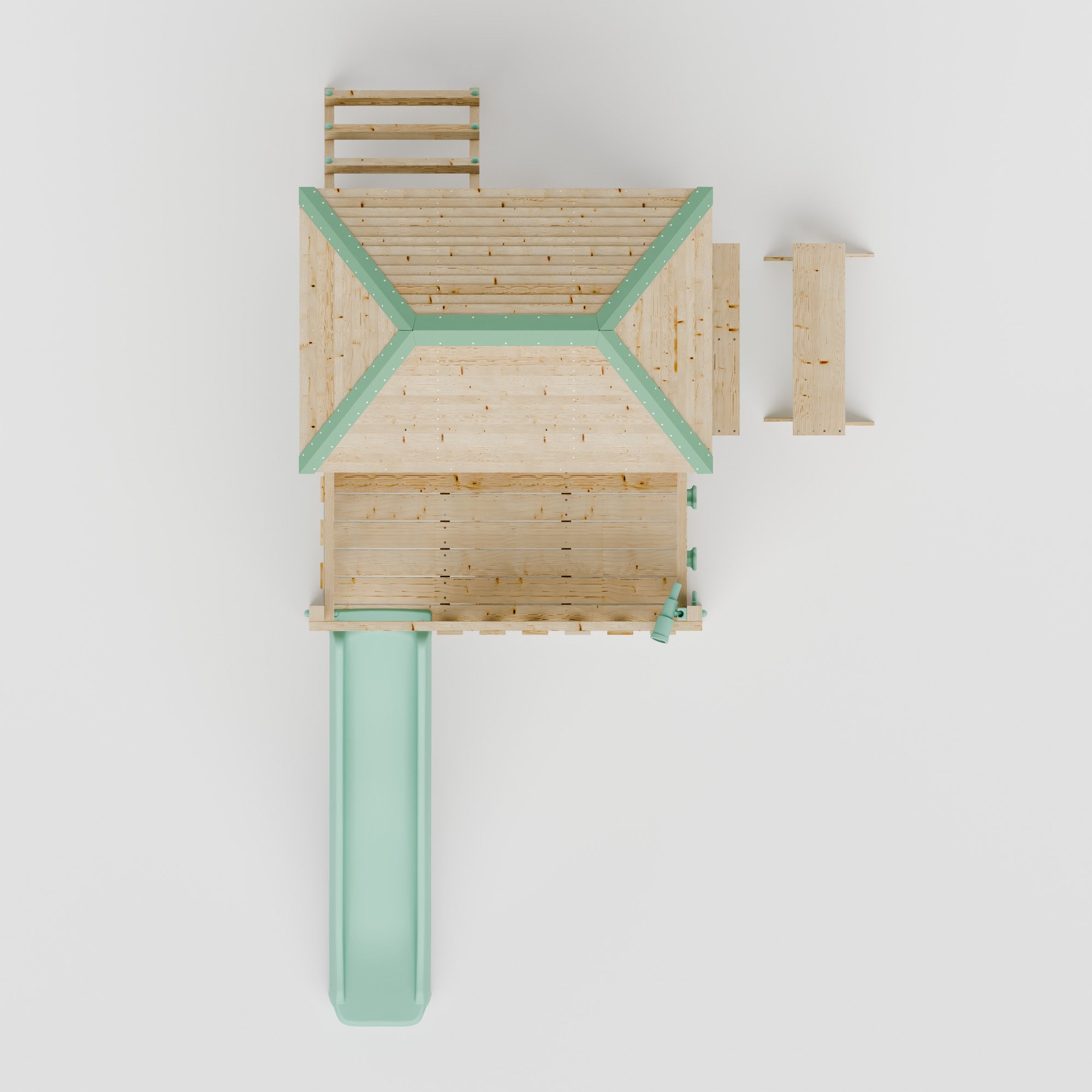 LittleSummit Tower with Large Playhouse