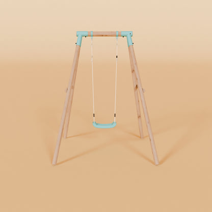 Single Wooden Swing - Evergreen I