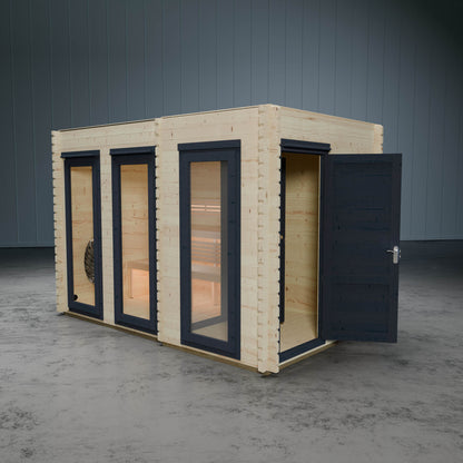 Novi Outdoor Sauna With Changing Room
