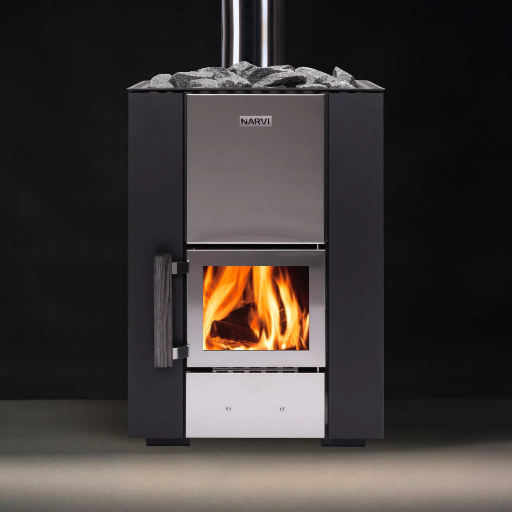 Narvi Kuru 14 Sauna Heating Wood Burner Kit