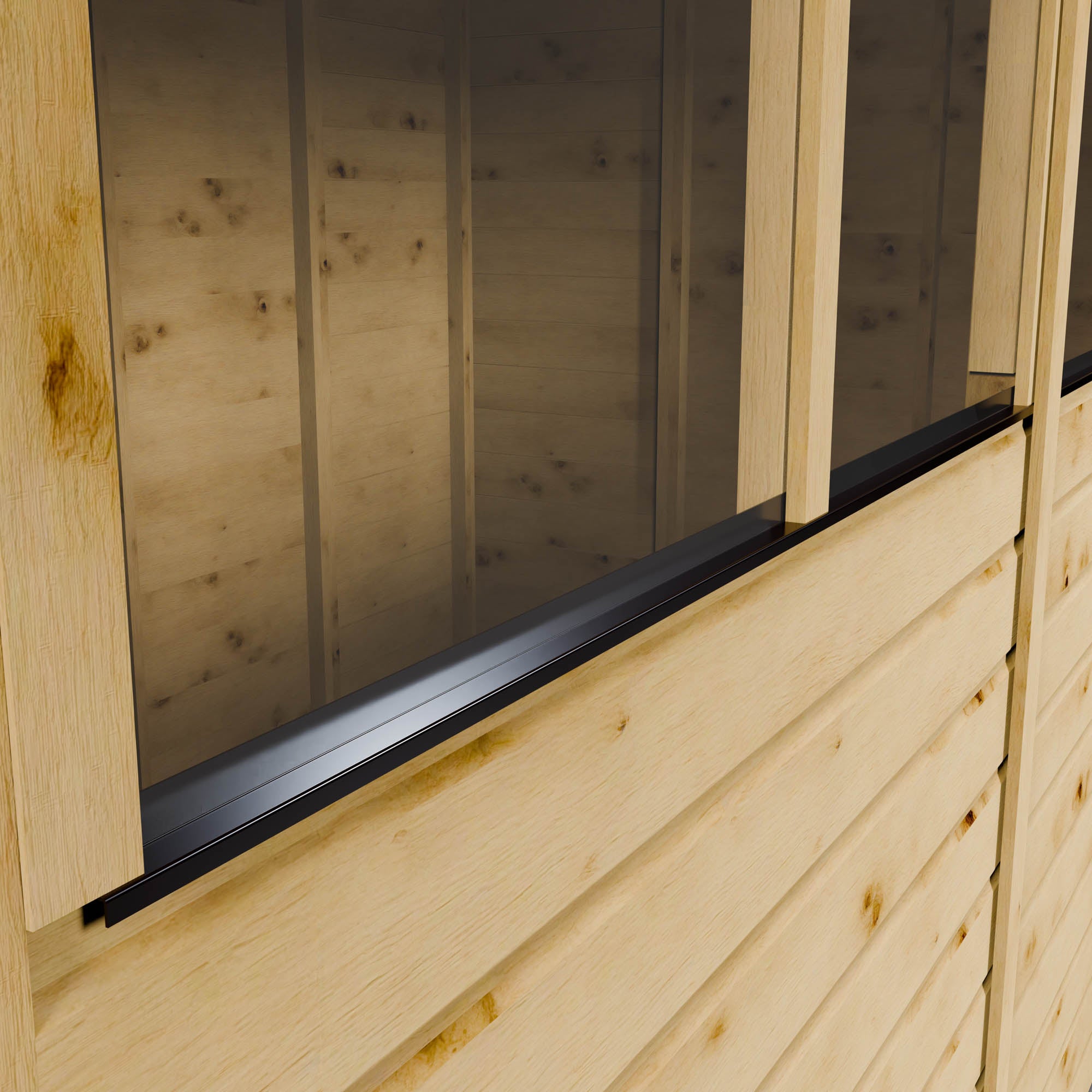 7 x 3 Value Overlap Double Door Apex Wooden Bike Shed