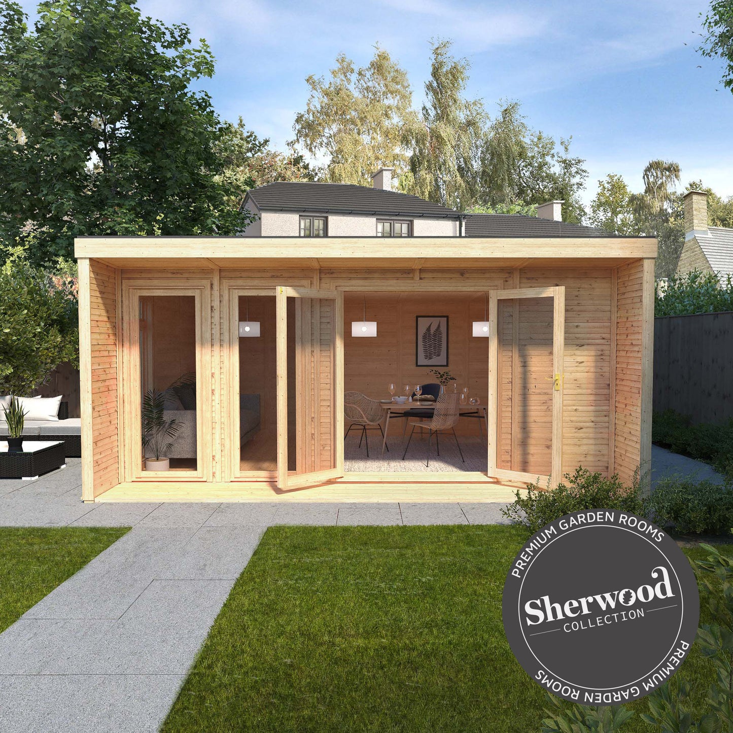 The Creswell 5m x 3m Premium Insulated Garden Room