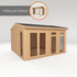 The Rufford 4m x 4m Premium Insulated Garden Room
