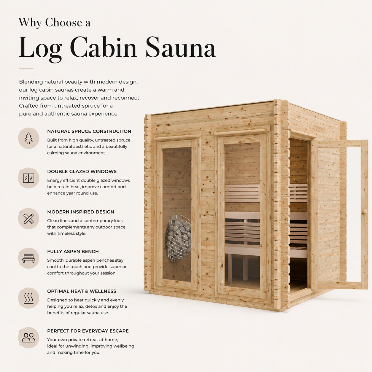 Novi Outdoor Sauna