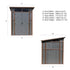 7 x 7 Premium Composite Pent Shed
