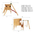 Dahlia Playhouse with Tower & Activity Set

