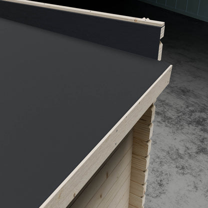 EPDM roof close up