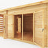 6 x 4m Goldfinch Premium Log Cabin
