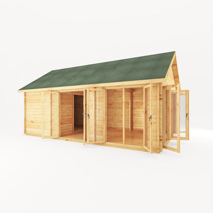 4 x 7m Hummingbird Premium Log Cabin