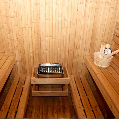Novi Cube 6 person sauna internal photo