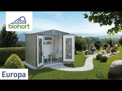 Biohort 10x6 Europa Dark Green Garden Shed