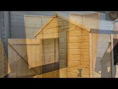 10 x 8 Ready Painted Woodsman Shiplap Pent Wooden Shed