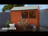 8 x 6 Shiplap Apex Windowless Wooden Shed
