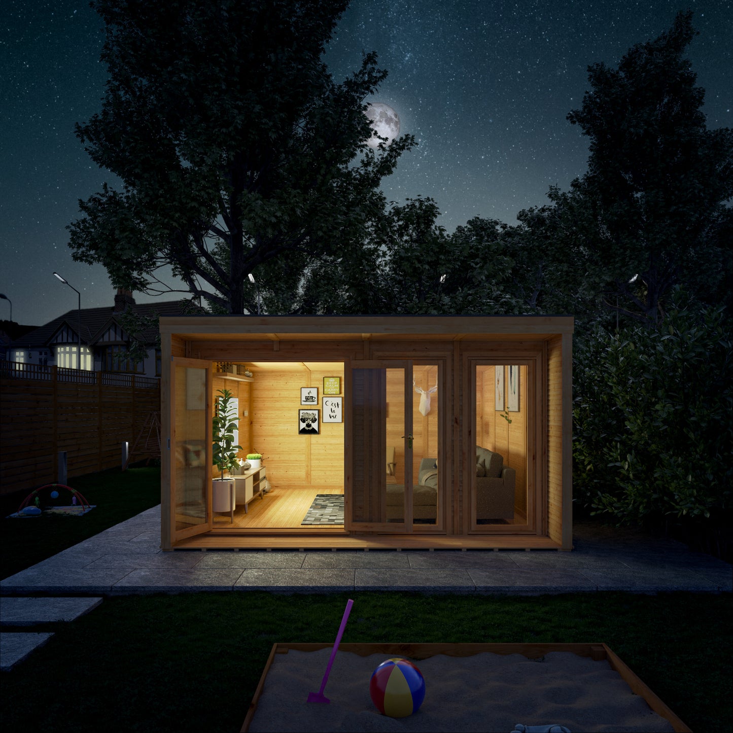 The Creswell 4m x 4m Premium Insulated Garden Room